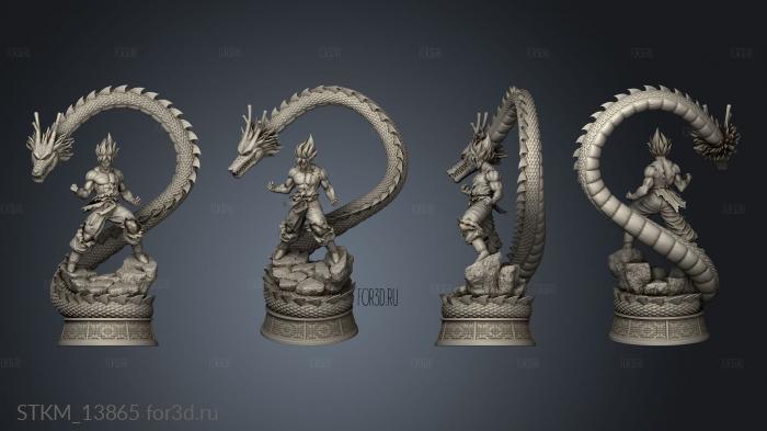 Goku Dragon Ball 3d stl модель для ЧПУ