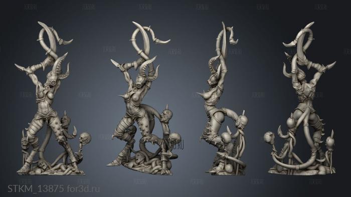 gony and Temptation Agony Demonettes Piked 3d stl модель для ЧПУ