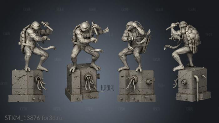 good smile Teenage Mutant Ninja Turtle Diorama mikey 3d stl модель для ЧПУ