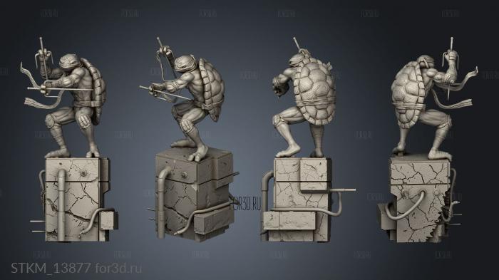 good smile Teenage Mutant Ninja Turtle Diorama raph 3d stl модель для ЧПУ