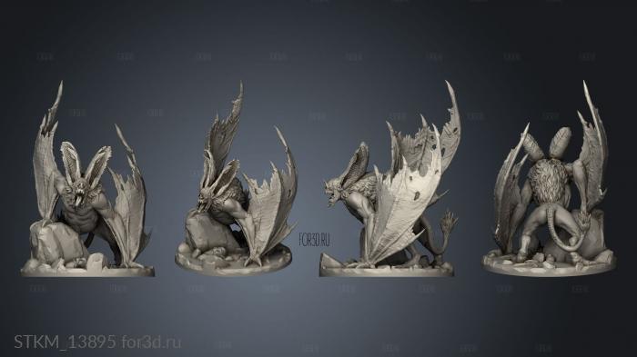 Greater Bat Beast 3d stl модель для ЧПУ