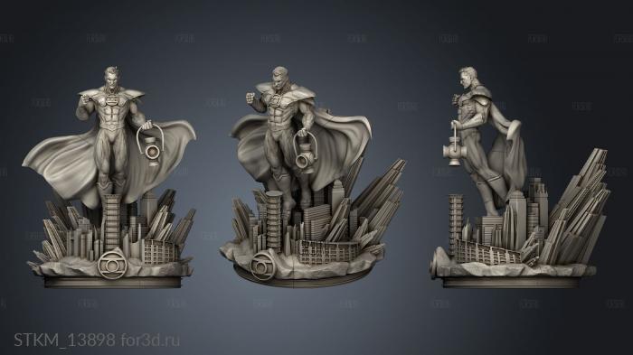 Green Lantern Lantern stl model for CNC