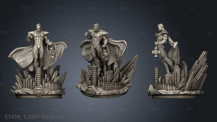 Green Lantern Small ers server Ref stl model for CNC