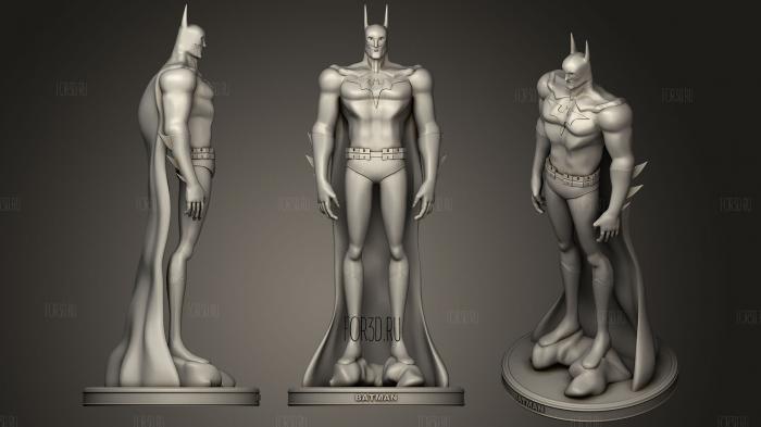 Batman Super Hero stl model for CNC