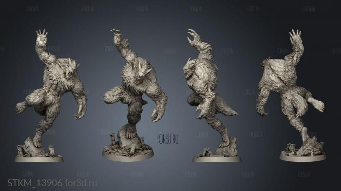 Grim Hulks Yeti Hulk Green Hulk stl model for CNC