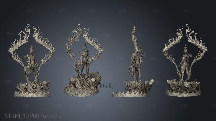 Infernal Triad Inferno 3d stl модель для ЧПУ