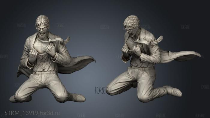 HULK DIORAMA Baner stl model for CNC