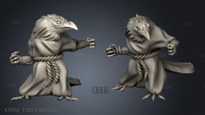 Kenku Weapon stl model for CNC