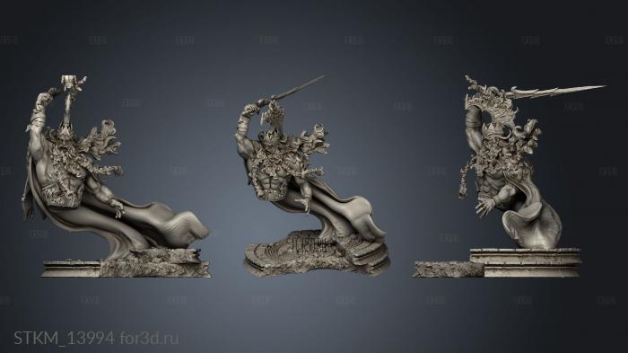 Keravnos Storm Giant King Effects Stone stl model for CNC