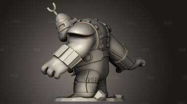 Крэнг Чиби 3d stl модель для ЧПУ