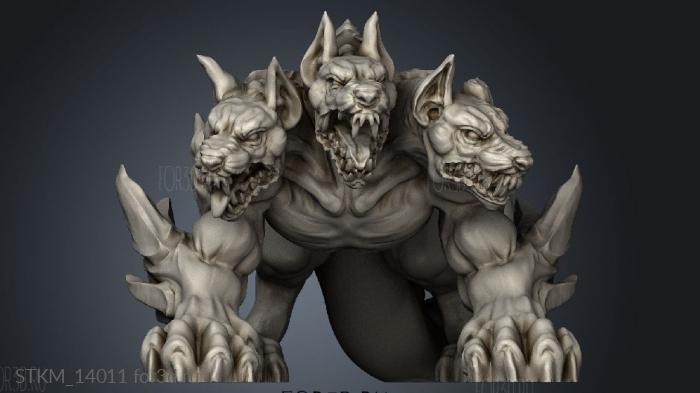 Hell Hath Fury Cerberus stl model for CNC