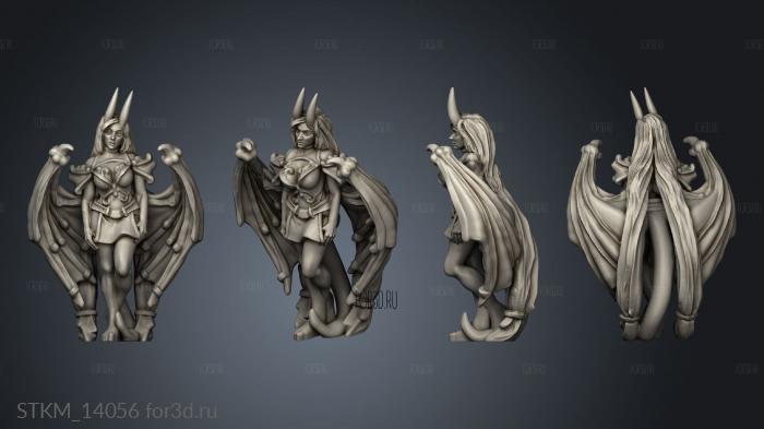 Hell Hath Fury Succubi stl model for CNC