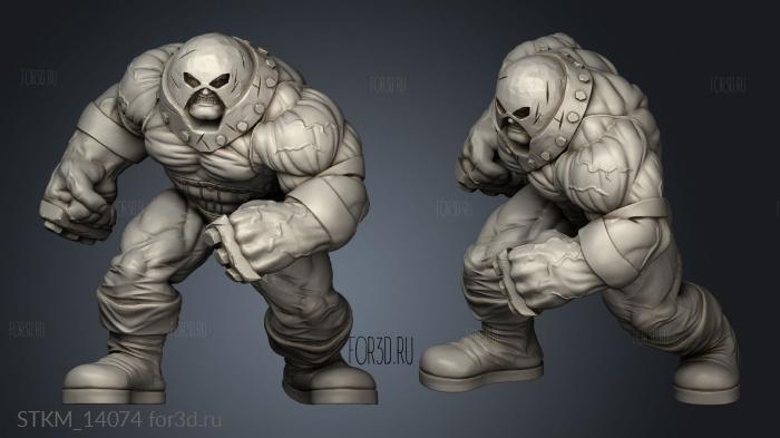 JUGGERNAUT Unstoppable Muscle Man stl model for CNC