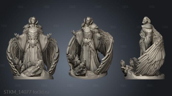 Herald Of The Raven Herald the stl model for CNC
