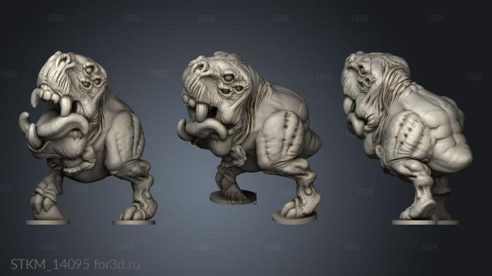 Hound stl model for CNC