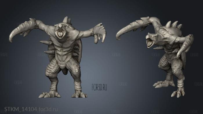 Hook Horror Intimidating stl model for CNC