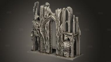 Архитектура Ужасных Пейзажей 3d stl модель для ЧПУ