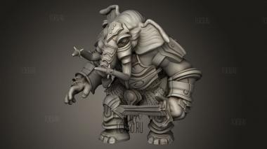 Час Демонов,Слон,Народный Паладин 3d stl модель для ЧПУ