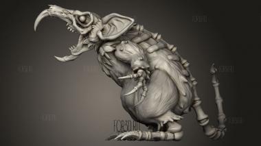 Час Демонов,Крик Гигантской Крысы-Ревенанта 3d stl модель для ЧПУ