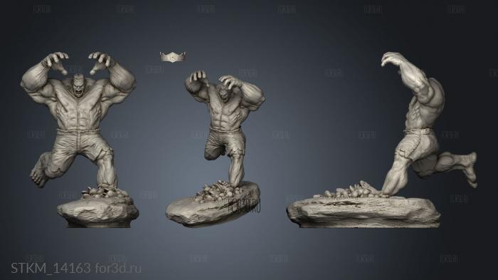 HULK stl model for CNC