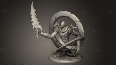 Атака Стихии Тьмы 3d stl модель для ЧПУ