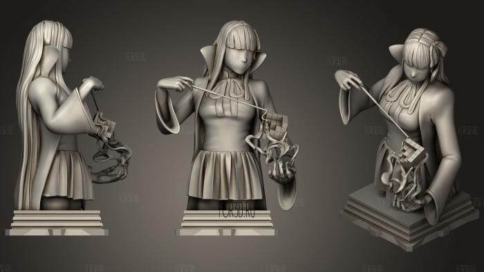 Fate Grand Order Moon Cancer Class Chess Piece stl model for CNC