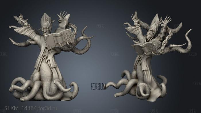 Eternal Priest Summoning City stl model for CNC