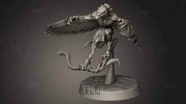 Народ перьев,Летающие истребители дальнего боя Featherfolk 3d stl модель для ЧПУ