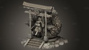Инари 3d stl модель для ЧПУ