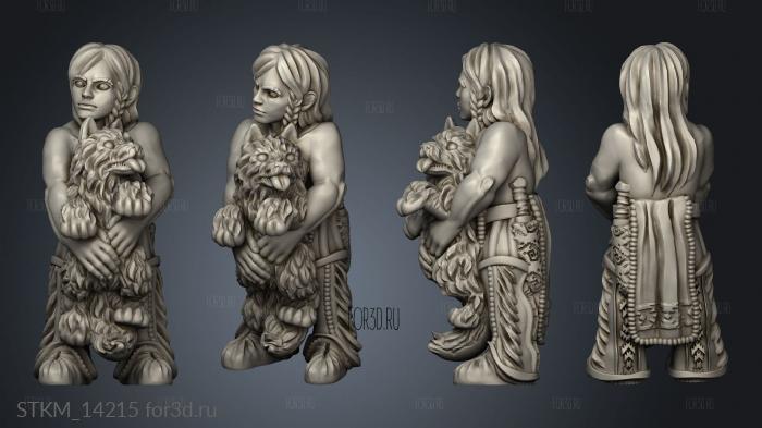 Indians child pup 3d stl модель для ЧПУ