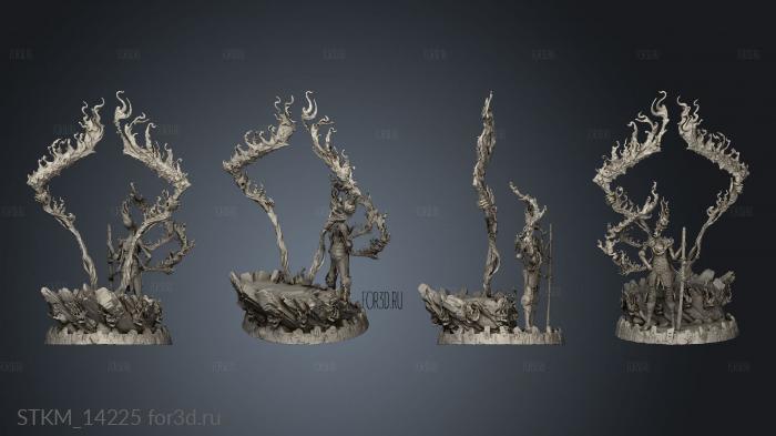 Infernal Triad Inferno Base large 3d stl модель для ЧПУ