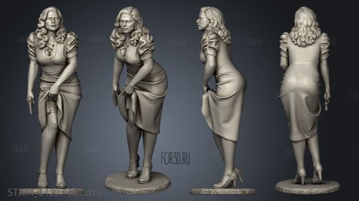 Mark Teague Peggy Secret Agent Carter 3d stl модель для ЧПУ