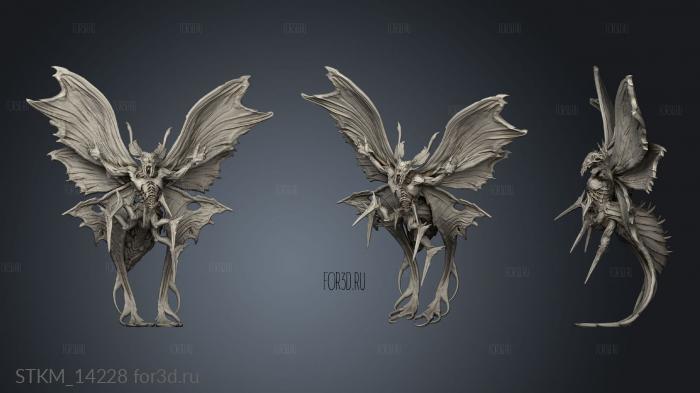 Infestation Moth Warrior Male stl model for CNC