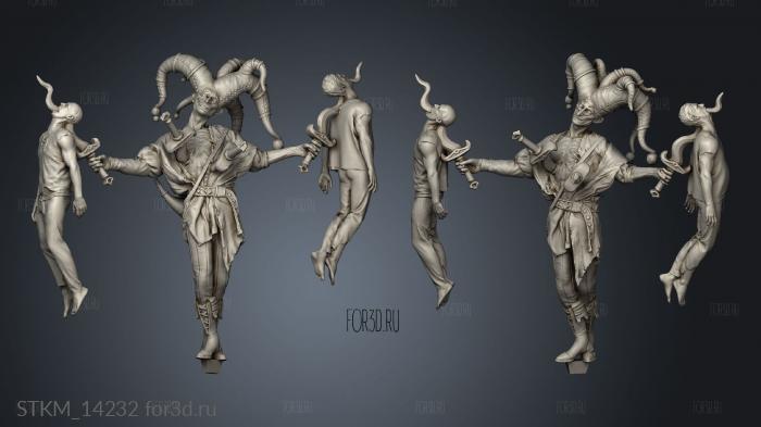 Jester Male stl model for CNC