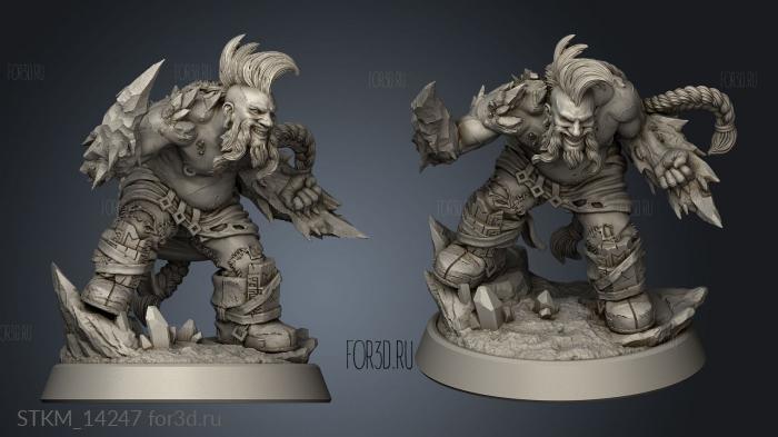 Kragudur Clan Claus stl model for CNC