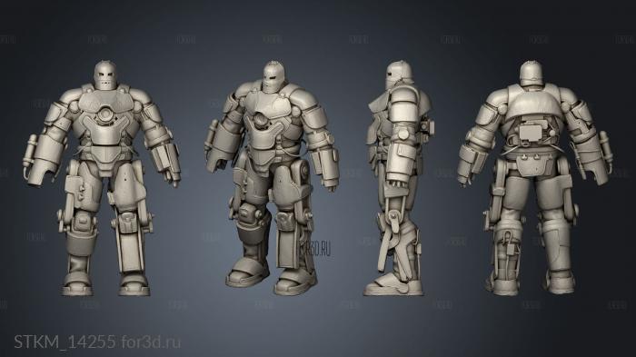 Iron Man MARK helmet stl model for CNC