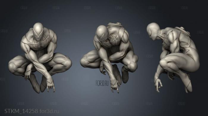 Iron Spidey Spidey stl model for CNC
