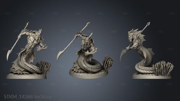 Shark God Merrow Warriors Rise stl model for CNC