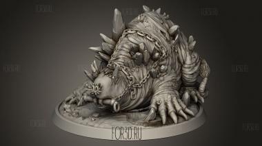Гигантский Крот клана Крагудур 3d stl модель для ЧПУ