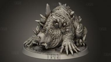 Гигантский Крот клана Крагудур 3d stl модель для ЧПУ