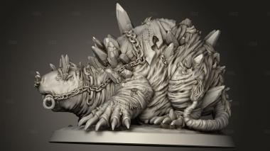 Гигантский Крот клана Крагудур 3d stl модель для ЧПУ