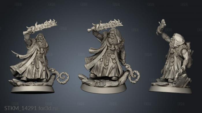 Wotangar Clan Spellblade stl model for CNC