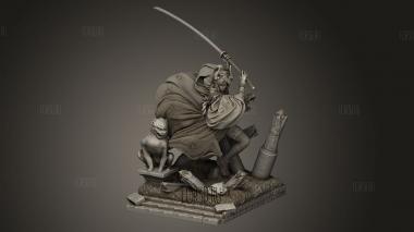 Японский Эль Warrior GCC 3d stl модель для ЧПУ