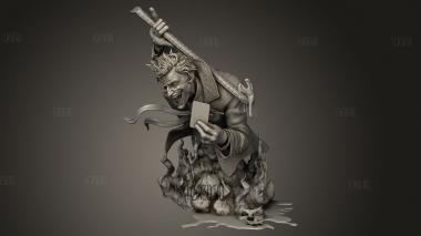 Джокер Лучано Берутти ноц 3d stl модель для ЧПУ