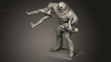 Джаггернаут дэдпул 3d stl модель для ЧПУ