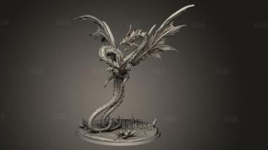 Ларри дракон хаоса 3d stl модель для ЧПУ
