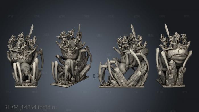 Juvenile Apocalypse Spiders Apocalypse Spider Howdah 3d stl модель для ЧПУ