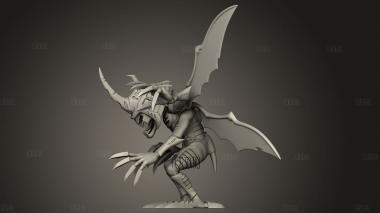 Кабутеримон 3d stl модель для ЧПУ