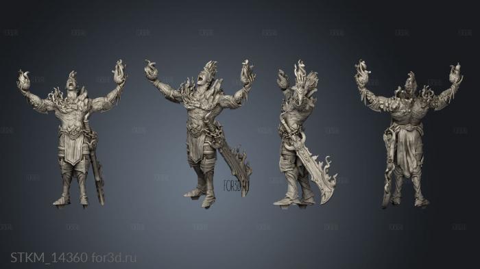 Kagutsuchi Fire Giant Man Giant 3d stl модель для ЧПУ