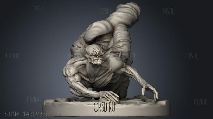 Living Nightmares Lurks EC stl model for CNC